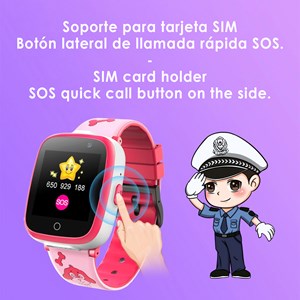 Montre intelligente pour enfants s6 game. Double caméra, appels, fonction sos.