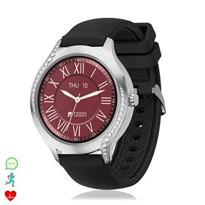 Montre intelligente t214 compacte et élégante. Appels bt, notifications push.