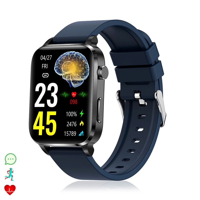 Smartwatch f100 avec thérapie de santé par laser à double sonde. Moniteur o2.