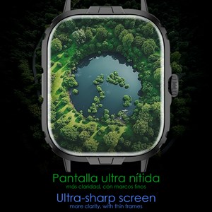 Smartwatch m106 avec double bracelet, l'un en silicone et l'autre en nylon.