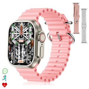 Montre intelligente z87 ultra triple bracelet. Fonctions outdoor, appels bt.
