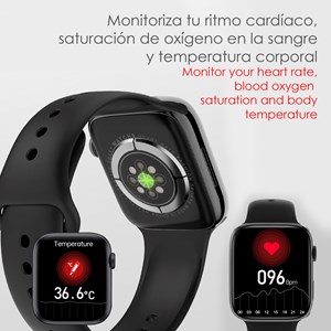 Smartwatch dt8 max avec modes sportifs, assistant vocal, widgets, écran 2”.