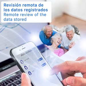 Smartwatch p50 avec pompe à air et ballon test de pression artérielle réel.