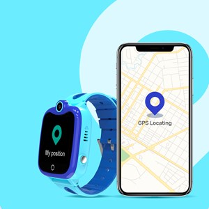 Smartwatch gps localisateur ds06 pour enfants. Interphone, zone de sécurité.