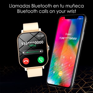 Smartwatch t13. Écran tft de 1,83 pouces, appel bluetooth, assistant vocal.
