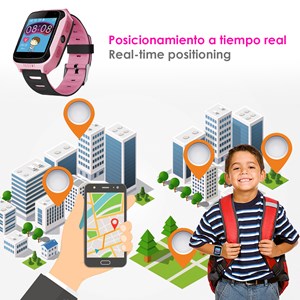 Montre connectée gps spéciale pour enfants, avec caméra, fonction de suivi.