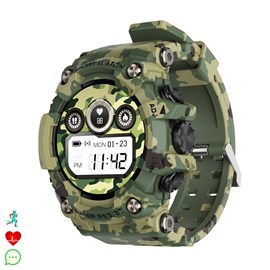 Smartwatch t6 avec boîtier haute résistance. Moniteur cardiaque dynamique.