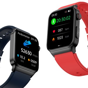 Smartwatch e500 avec détection de la glycémie, moniteur de tension et o2.