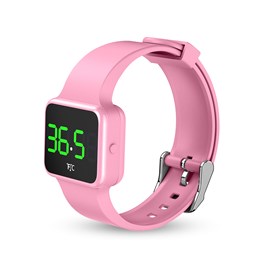 Bracelet intelligent pwct spécial mesure de température. Avec heure, date.