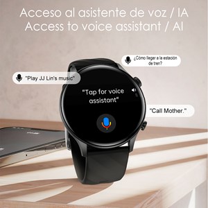 Smartwatch zw63 avec appels bluetooth, thermomètre, glucose dans le sang.