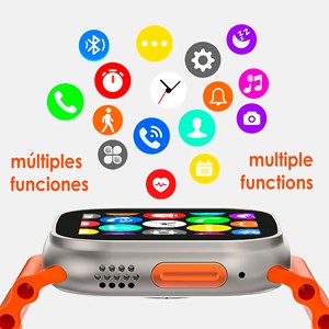 Smartwatch t500 ultra, avis de notifications, clavier d'appel bluetooth.