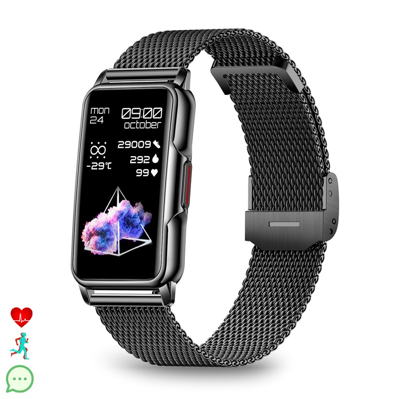 Dam - Smartwatch h80 avec 20 modes sportifs. Moniteur de fréquence cardiaque.