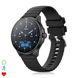 Montre intelligente zw45 avec notifications d'apps, appels bluetooth.