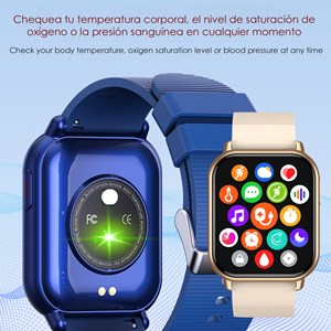 Smartwatch zw32 avec notifications des apps, plusieurs modes sportifs.