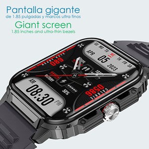 Montre connectée y1 avec moniteur de santé avancé, appels bluetooth.