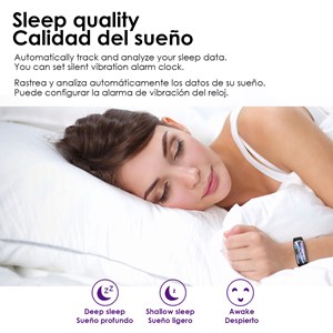 Bracelet intelligent t118 avec mesure de la température corporelle.