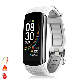 Bracelet intelligent t118 avec mesure de la température corporelle.