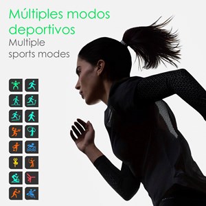 Smartwatch qx7 pro. Appels bluetooth, plus de 100 modes sportifs.