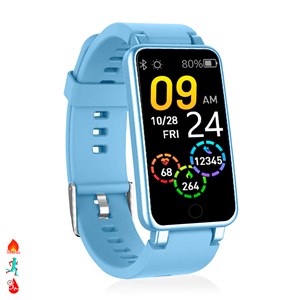 Bracelet intelligent c2 plus avec moniteur de fréquence cardiaque.