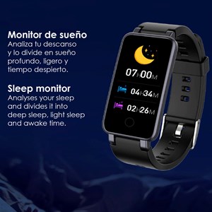 Bracelet intelligent c2 plus avec moniteur de fréquence cardiaque.