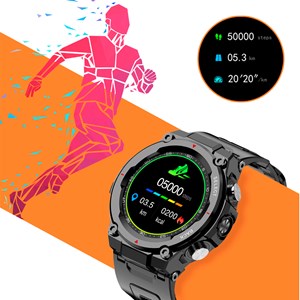 Montre connectée q666k avec batterie de 600mah à longue durée.