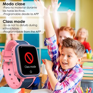 Smartwatch 4g gps et wifi lt21 pour enfants. Vidéoconférences.