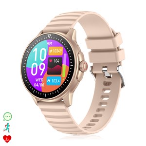 Smartwatch zw45 avec notifications d'apps, appels bluetooth.