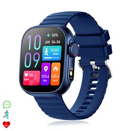 Smartwatch zw39 avec notifications d'apps, appels bluetooth.