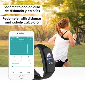 Bracelet intelligent x1 avec moniteur de fréquence cardiaque.