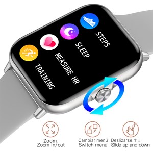 Smartwatch a01 avec un écran de 1,9 pouces. Batterie 300mah.