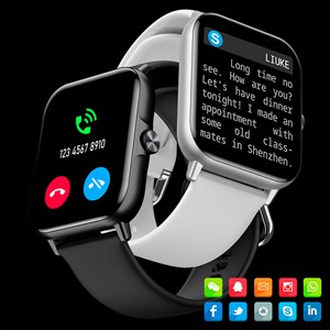 Smartwatch a01 avec un écran de 1,9 pouces. Batterie 300mah.