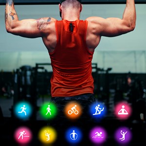 Smartwatch l18 avec thermomètre. Moniteur de santé avec ecg.