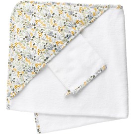 Cape de bain + gant de toilette promenons-nous