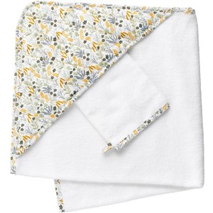Cape de bain + gant de toilette promenons-nous
