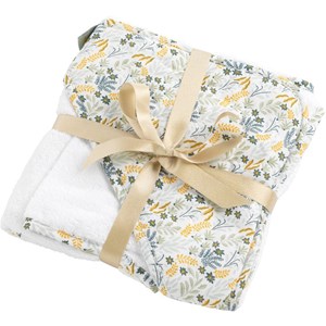 Cape de bain + gant de toilette promenons-nous