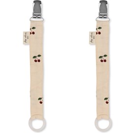 Lot de 2 attaches sucettes cherry