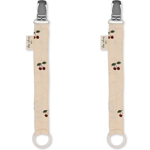 Lot de 2 attaches sucettes cherry