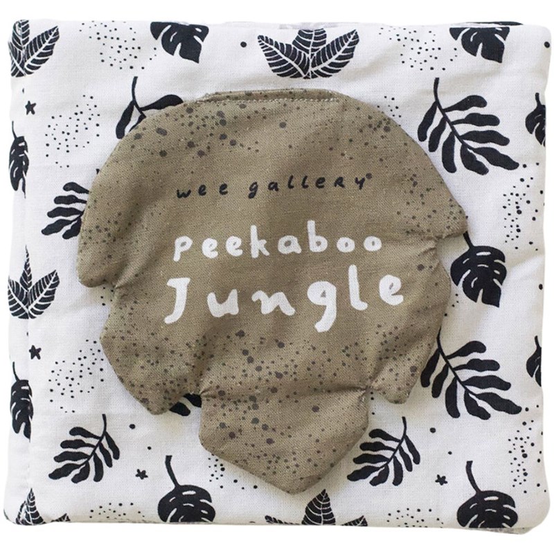 Livre bébé en tissu peekaboo jungle