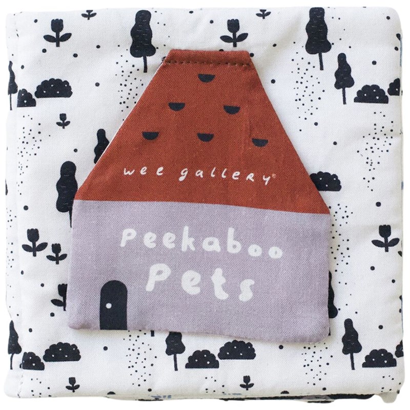 Livre bébé en tissu peekaboo pets