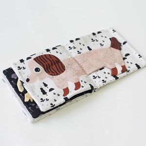 Livre bébé en tissu peekaboo pets