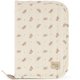 Protège carnet de santé mimosa rose