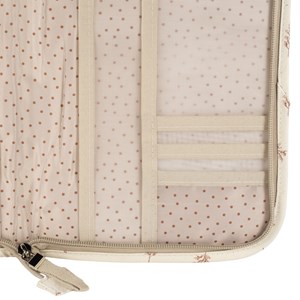 Protège carnet de santé mimosa rose