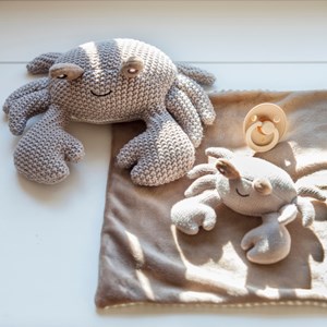 Doudou crabe pepe