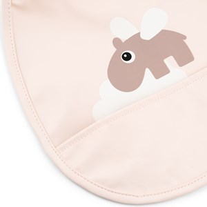 Bavoir petit lot de 2 happy clouds rose