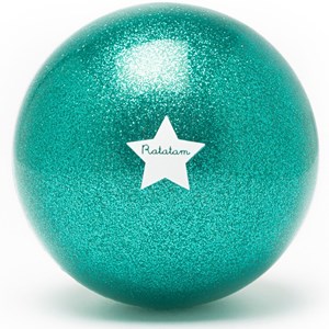 Ballon paillettes vert (10 cm)