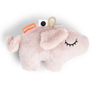 Mini hochet sensoriel pigee rose