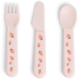 Set de 3 couverts foodie tiny farm rose