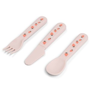 Set de 3 couverts foodie tiny farm rose