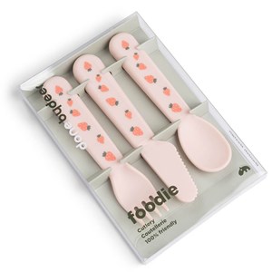 Set de 3 couverts foodie tiny farm rose