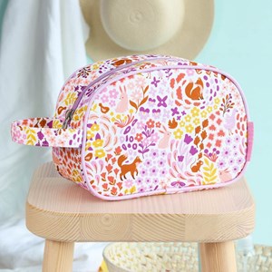 Trousse de toilette fleurs du jardin